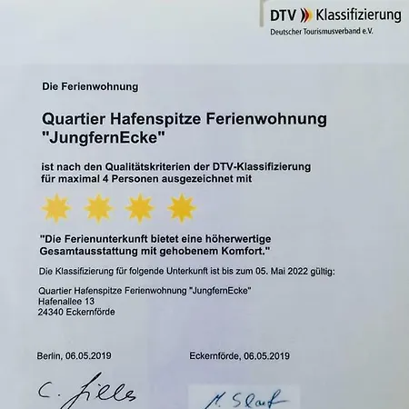 Fewo/app. Jungfernecke * Eckernförde